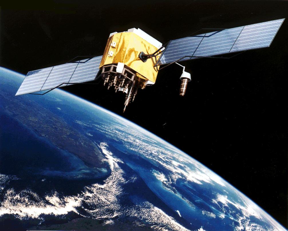 GPS Satellite in space